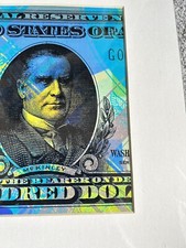 Andy Warhol Style Print . American President On Dollar Unique