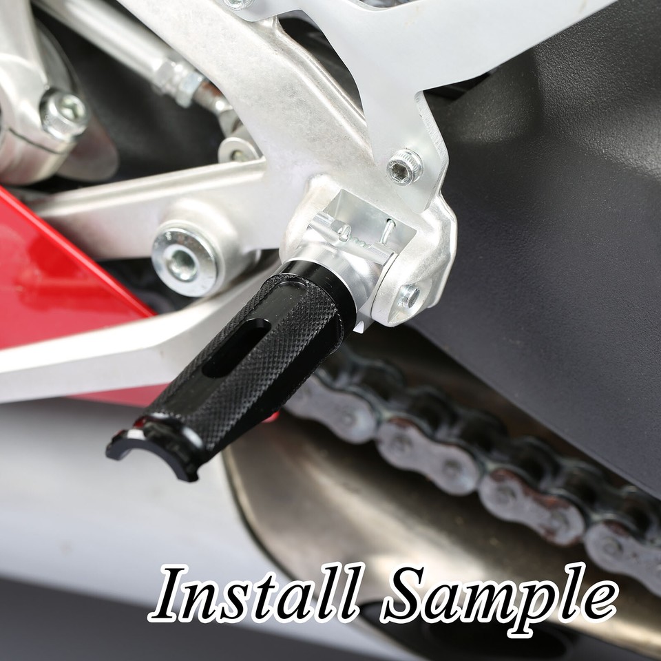 Blue CNC MFP Front Passenger Foot Pegs For VFR800 Interceptor 9805 06