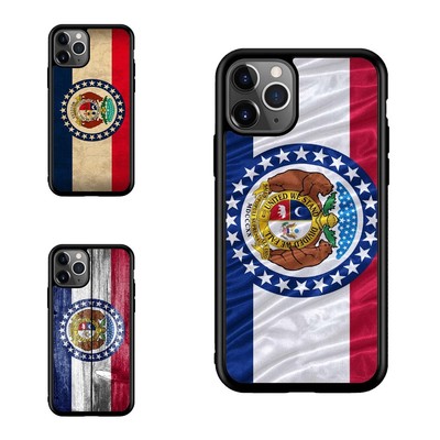 Missouri state Flag For Samsung S21 S22 S23 S24 Plus Ultra Hard Black Case
