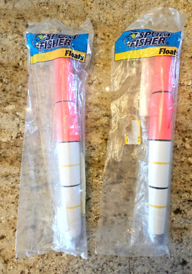 10 INCH TUBE Casting Float Fishing Bobber FIXED  - Sport Fisher Floats - 2 qty
