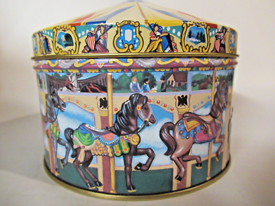 Vintage 1996 Hershey Park 1919 Carrousel Hometown Series Canister