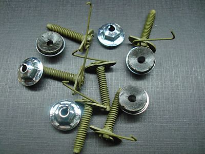 6pcs NOS door belt moulding clips sealer nuts fits Chrysler Dodge Plymouth
