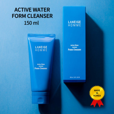 [LANEIGE] Active Water Form Cleanser for Men 150 ml Authentic Brand K-Skin Care