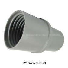 Vacuum Hose End Reducer Cuff 2" to 1-1/2"  Tool for Wet/Dry Shop Vac Mr Nozzle