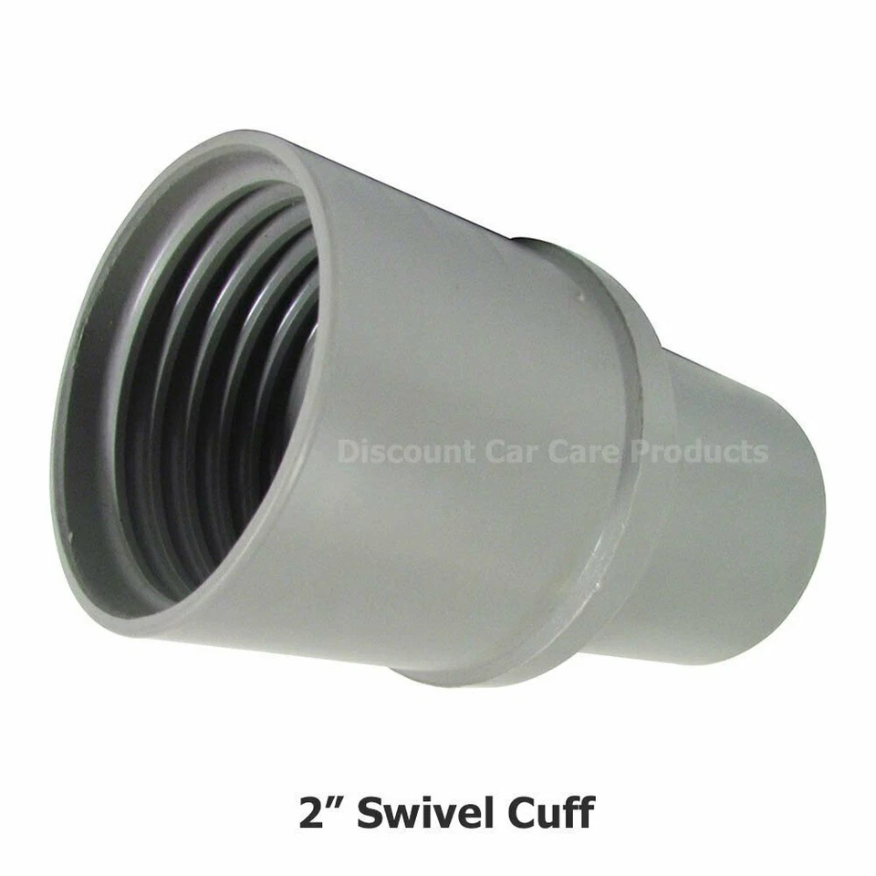 Vacuum Hose End Reducer Cuff 2" to 1-1/2" | Tool for Wet/Dry Shop Vac Mr Nozzle