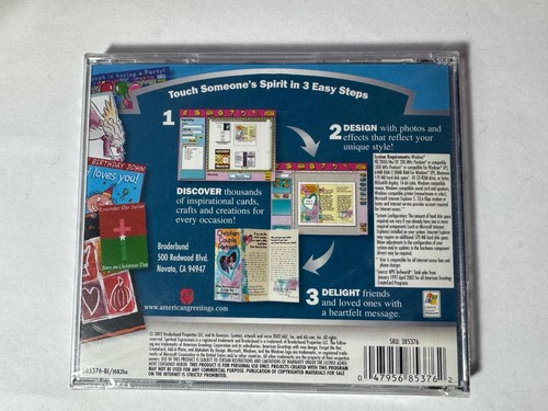 American Greetings CreataCard Spiritual Expressions 7 PC CD ** NEW ** MEGA RARE - Picture 2 of 3