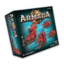 Kings of War Armada Orc Booster Fleet NIB
