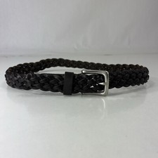 Brown Braided Leather Belt - Youth/Kids Size 22
