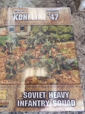 Soviet Heavy Infantry Soviet Army Konflikt '47 Warlord Games Models New 