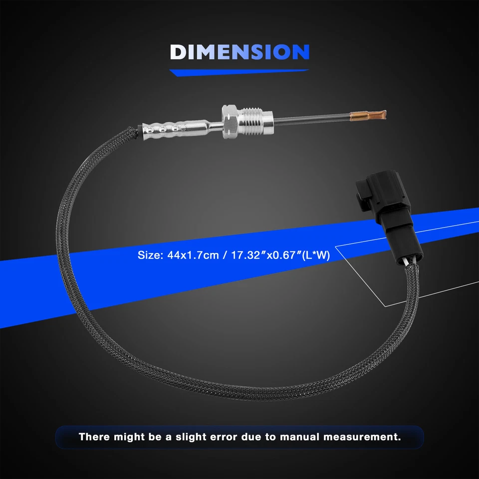 Sensor de temperatura de gases de escape EGT para Ford F250 F350 F450 F550 Transit-250 350 Foto 2 de 4