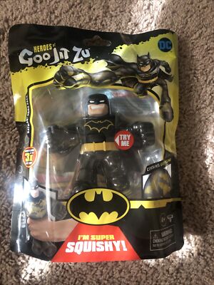 Heroes of Goo Jit Zu BATMAN Hero Pack DC Squishy Goo Filling Stretches New