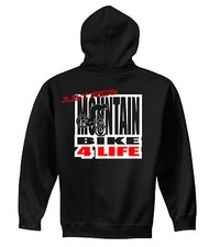 Felpa con cappuccio JUST RIDE MOUNTAIN BIKE 4 LIFE MTB TREK CANNONDALE GT