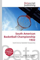 Lambert M. Surhone (U. A.) | South American Basketball Championship 1932 | Buch