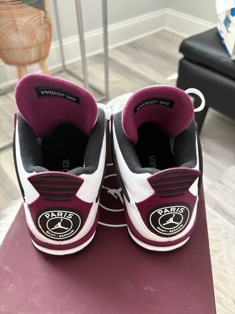 Talla 8 - Jordan 4 Retro x Paris Saint-Germain Burdeos 2020 Foto 3 de 4