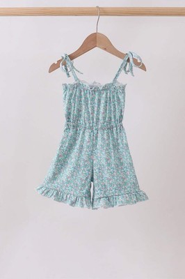 Green Floral Jumpsuit