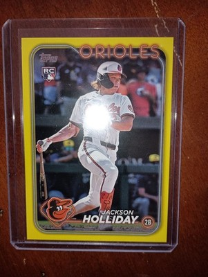2024 Topps Update Yellow #US50 Jackson Holliday Rookie Card