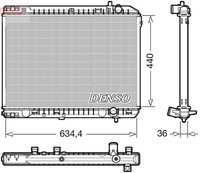 Denso MotorküHler WasserküHler DRM43008 FüR KIA Carnival 3 VQ Crdi