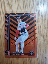 2025 Topps Update Series - Walker Buehler #US103 Holiday Orange & Black Foil