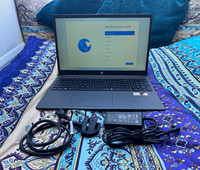 HP 15.6in Laptop AMD Athlon Silver, AMD Radeon Graphics, Black