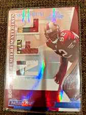 Patrick Willis 2007 Absolute Memorabilia RPM Spectrum GU Patch/Ball /100 #258