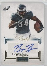 2012 Panini Playbook Rookie Signatures Gold 1/49 Bryce Brown #89 Auto 10k8