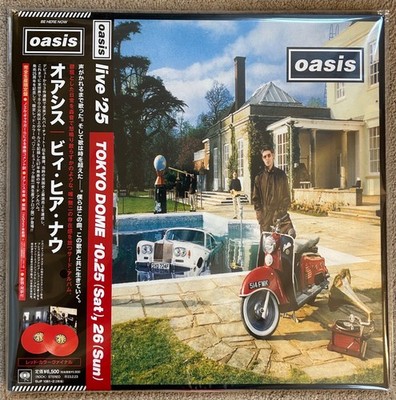 Oasis ''Be Here Now'' Red Vinyl 2LP Japanese w/OBI SIJP1061 NEW (2025)