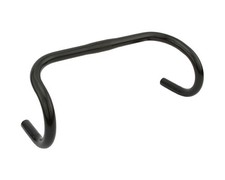 Black Classic Road Drop Handlebar Deep Drop Steel 25.4mm Clamp Narrow Vintage.