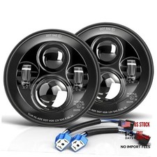 DOT Approved 7" Halo LED Headlight Kit - H6024 H4 Hi/Low - High/Low Beam