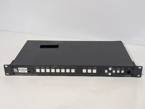 Kramer VP-773 HDMI4 Presentation Switcher/Scaler with Microphone Output as shown