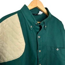 RedHead Shooting Hunting Long Sleeve Over Shirt Mens XXL Green Button Up U19