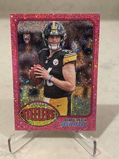 2026 Topps Heritage Drew Allar #27 Pink Sparkle Pittsburgh Steelers RC