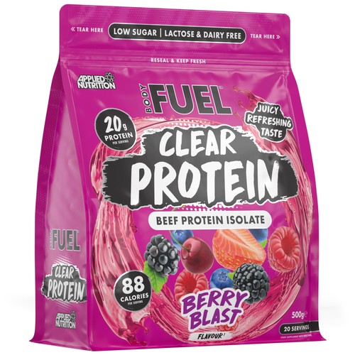 Bodyfuel Clear Protein - Beef Protein Isolate - Clear & Refreshing - Best 