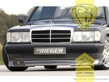 Rieger Frontspoiler Spoilerlippe Spoiler f&uuml;r Mercedes 190 W201 Limousine