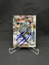 Ryan Yarbrough Autograph Signed 2020 Topps Series One #81 Tampa Bay Rays