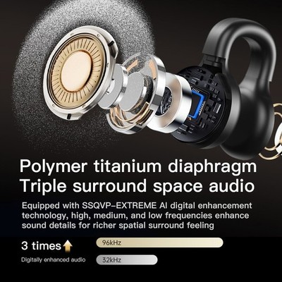 CT11 Open Ear Kopfhörer nahtlose Steuerung und True Adaptive Noise Cancelling