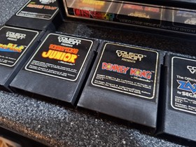 Colecovision Console Bundle Lot With Games Good Shape TESTED WORKING 100%