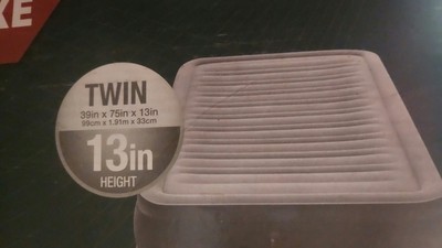 Intex Dura-Beam Deluxe 13'' Comfort Plush Air Mattress with Internal Pump - Gray,