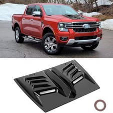 For Ford Ranger Air Flow Intake Hood Scoop Bonnet Vent Trim Cover Gloss Black For Ford Ranger Air Flow Intake Hood Scoop Bonnet Vent Trim Cover Gloss Black