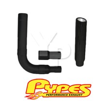 Dodge 6.7l 2500 3500 Diesel 7 Pypes Black Stainless Slant Stack Exhaust Kit Dodge 6.7l 2500 3500 Diesel 7 Pypes Black Stainless Slant Stack Exhaust Kit
