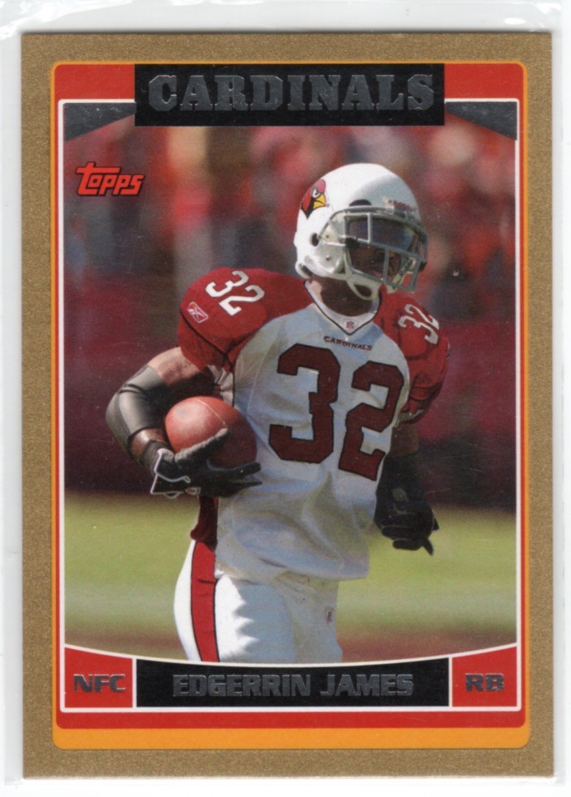 2006 Topps Gold #202 Edgerrin James #'d 0941/2006