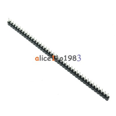 20Pcs 40pin Female Single Row Round Pin Header Socket Strip Tin PCB IC Breakable