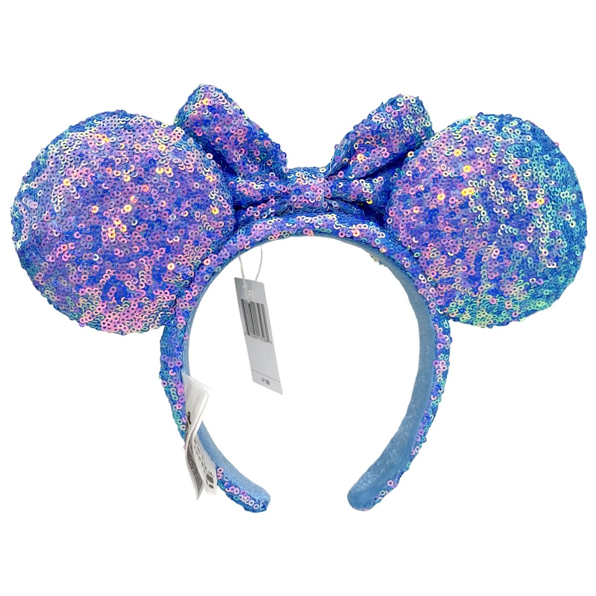 Tokyo Disney- Parks Aurora Blue Sequin Minnie Mickey Mouse 