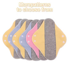 6PCS Washable Incontinence Pads Elderly Care Leak-Proof Waterproof Cotton New