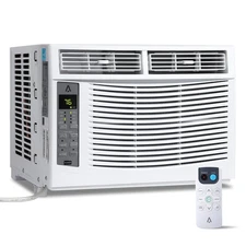 Window Air Conditioner 6000 BTU Smart, Cool Up to 250 Sq. Ft. with Remote