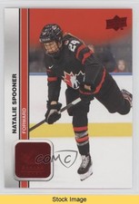 2023 Team Canada Juniors Women's WC Red Foil Natalie Spooner #56 READ 1r83