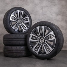 Mercedes EQS Felgen 20 Zoll V297 Sommerräder A2974010700 schwarz glanzgedreht