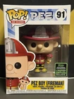 Funko Pop! Ad Icons PEZ Boy Fireman #91 2020 Spring Exclusive Vinyl Figure