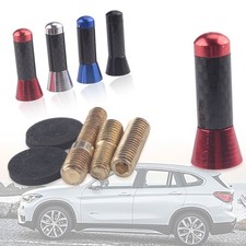 3.5cm Stab Antenne Auto Dach Kurz Carbon Design Radio Universal Adapter Fuß DAB