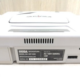 Sega Saturn Console Japan White bundle with 2 Controllers & 5 Games DAYTONNA USA