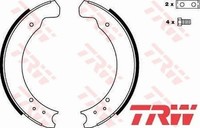 TRW GS6075 Bremsbackensatz 4 Bremsbacken Trommelbremse FüR Land Rover